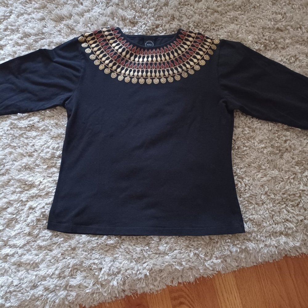 Metropolitan Museum collared Top